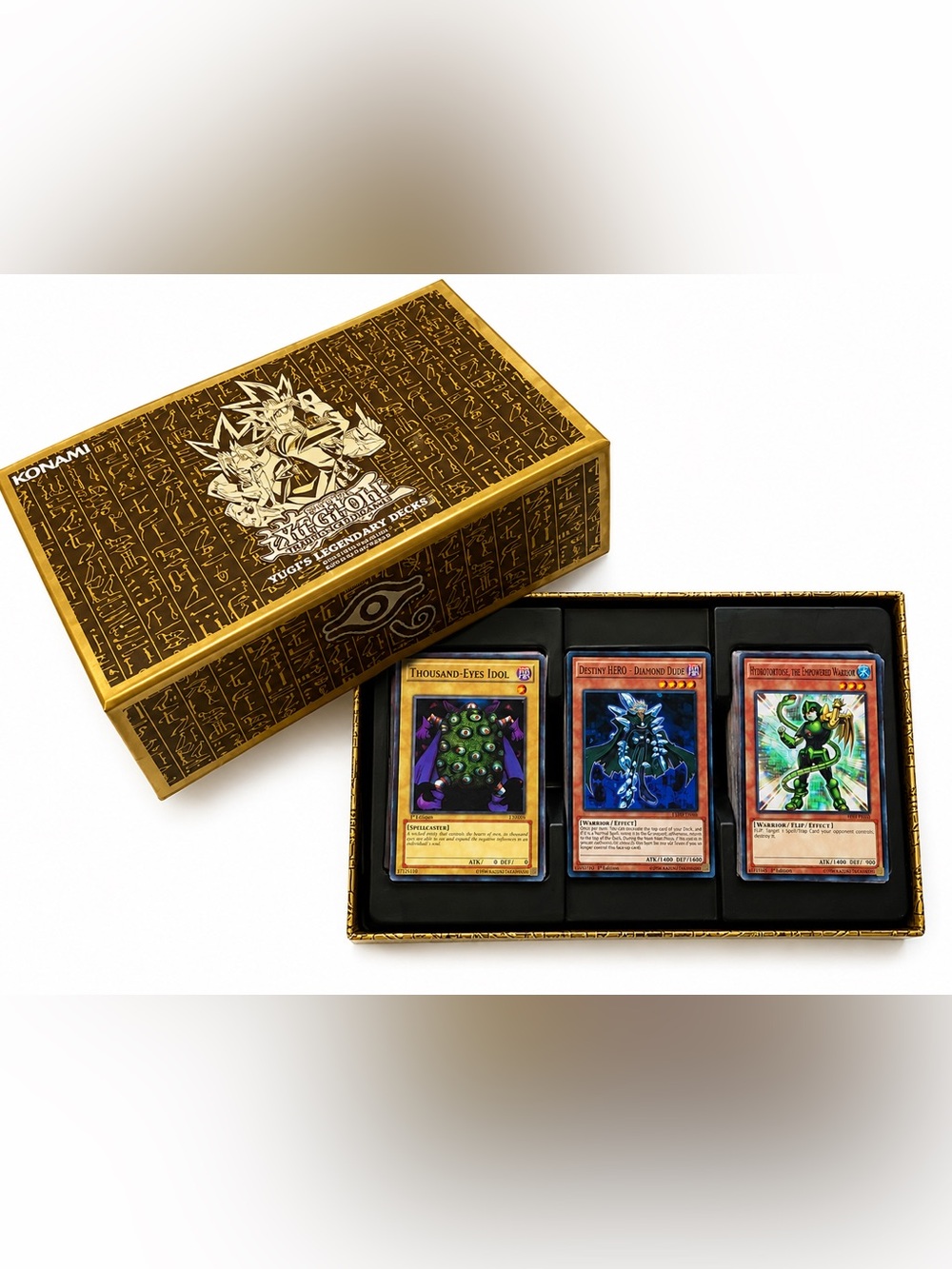 Yu-Gi-Oh! 150 Card Lot + Yugi’s Legendary Decks Collector Box